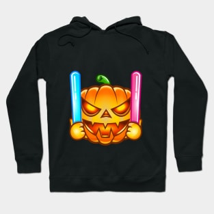 Halloween Pumpkin Sticks Hoodie